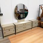 Vintage Kaptafel Met Nachtkastjes thumbnail 3