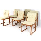 Set 6 Vamdrup Eetkamerstoelen Deens Vintage Stoelen thumbnail 12