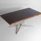 Zeldzame Vintage Mid-Century Executive Bureau Van Florence Knoll In Palissander Hout thumbnail 6