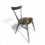 L.ercolani / Early / Ercol Black Stacking Chair / 1950s thumbnail 7