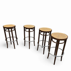 4 X Thonet 82 / 204 Rh Stool thumbnail 2