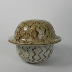 Keramische Pot Met Deksel Johan Van Loon, 1975 thumbnail 7