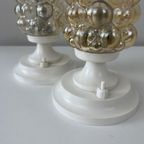 Vintage Tafellampjes - Bedlampjes Bubble Bubbelglas thumbnail 4