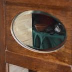 Spiegel Art-Deco Met Eikenhouten Lijst thumbnail 3