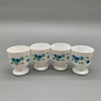 Vintage Arcopal France Veronica Eierdopjes Set Van 6 thumbnail 2