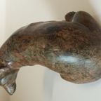 Bronzen Zittende Beer Pierre Chenet thumbnail 4