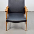 Vintage Fauteuil De Ster Gelderland Deens Design ‘60 Beuken thumbnail 3