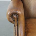 Prachtige Schapenleren Oorfauteuil Met Een Zeer Mooie Kleur En Patina thumbnail 10