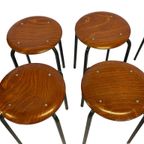Vintage Kruk Werkkruk - Eromes Marko - 60'S Minimalist Design thumbnail 22