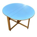 Vintage Ronde Scandinavische Opklapbare Eettafel Design thumbnail 20