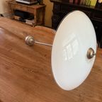 Mooie Grote Witglazen Plafondlamp Van Gispen thumbnail 3