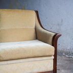 Art Deco Sofa With Ornate Design Elements thumbnail 5