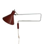 J. J. M Hoogervorst - Anvia - ‘Elbow’ - Vintage Wall Mounted Lamp - Dutch Design thumbnail 2