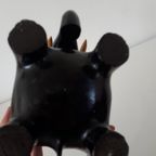 Antieke Houten Olifant Hangpot Hangbakje thumbnail 6