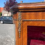 Antieke Franse Louis Xv-stijl Vitrinekast thumbnail 7