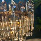 2 Beschikbaar Murano Kristallen Vintage Tafellampen thumbnail 4