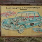 Prachtige Ingelijste Oude Les Poster Van Robert Bosch, Stuttgart 1950S thumbnail 3