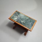 Magazine Holder With Green Marble Top 1960'S. thumbnail 10