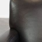 Stijlvolle En Tijdloze Zwart/ Grijze Schapenleren Design Fauteuil/ Armchair Met Comfortabele Zit thumbnail 10