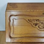 Brocante Queen Ann Secretaire, Ladekast, Landelijk Bureau thumbnail 14