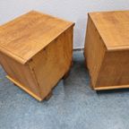 2 Vintage Nachtkastjes Nightstands Jaren 50 Nachtkastje thumbnail 9