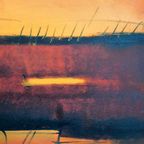 Dário Bosa Abstract 2 Luik (Oranje/Rood) Gesigneerd / Olieverf Op Canvas (2003) thumbnail 8