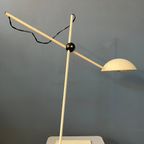 Verstelbare Mid Century Witte Bureaulamp thumbnail 6