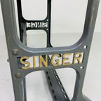 Bistrotafel, Tuintafel Met Marmer Blad Op Singer Gietijzeren Frame thumbnail 14