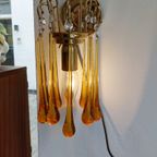 Vintage Teardrop Wandlamp Lamp Wandlampje Amber thumbnail 8