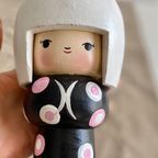 Grote Geschilderd Japanse Momiji Doll ~21Cm thumbnail 9