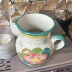 Kruik Vaas Flowers Handmade Vintage thumbnail 6