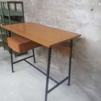 60's Vintage Bureau Werktafel Toonbank Balie thumbnail 6