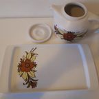 *arzberg 3000 Germany Vintage Theepot En Schaal 431 thumbnail 5