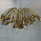 Vintage Brass Italian Sputnik Chandelier thumbnail 8