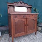 Art Deco Kastje Eiken Dressoir Commode Wastafelkastje thumbnail 2