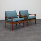 2x Fauteuil Illum Wikkelsö Niels <<<brand>>>, 1960s (setprijs) thumbnail 8