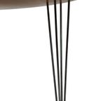 Vintage Ronde Salontafel Design Fritz Hansen Stijl thumbnail 4