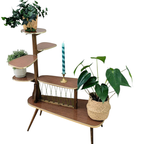 Vintage, Retro Planten Tafeltje/etagère Jaren '50-'60 thumbnail 6