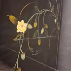 Vintage Chinese Kast Vogels, Bloemen Bladgoud Bohemian Kast / Oosterse Kast / Chinese Cabinet thumbnail 17