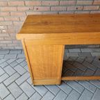 Antiek Artdeco Bureau Beuken Bureau Vintage thumbnail 3