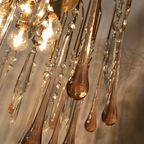 Roze Teardrop Murano Vintage Lamp thumbnail 10