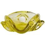 Mid-century Murano Glas Schaal Groen thumbnail 11