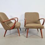Set Vintage Fauteuils Teak ´60 Scandinavisch Mid Century thumbnail 11