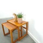 Teak Vintage Bijzettafel Set thumbnail 11