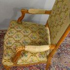 Antieke Louis Xv Fauteuil, Prachtige Conditie thumbnail 9