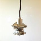 Vintage Herda Lamp Hanglamp Chroom Jaren 60 thumbnail 8