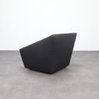 Postmodern Leather Armchair On Wheels By Cor thumbnail 8