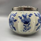 Vintage Delft'S Confituur Pot Met Deksel thumbnail 7