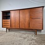 Ernst Dieter Hilker Vintage Jaren 60 Wandmeubel, Highboard thumbnail 3