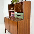 Scandinavisch Vintage Teak Fineren Boekenkast Bergnas thumbnail 3